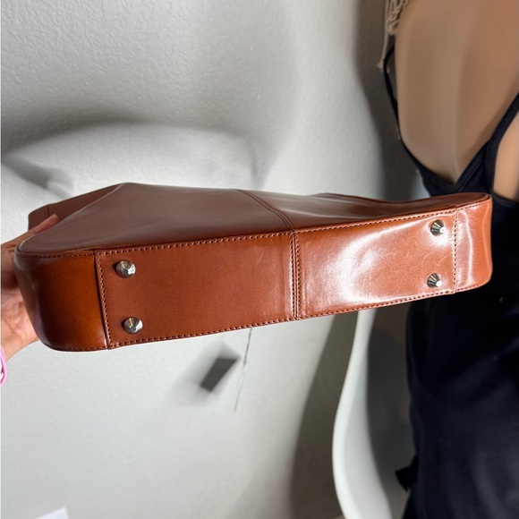 HOBO International Leather Shoulder Bag US One Size Camel Tan Soft Leather - Picture 3 of 5